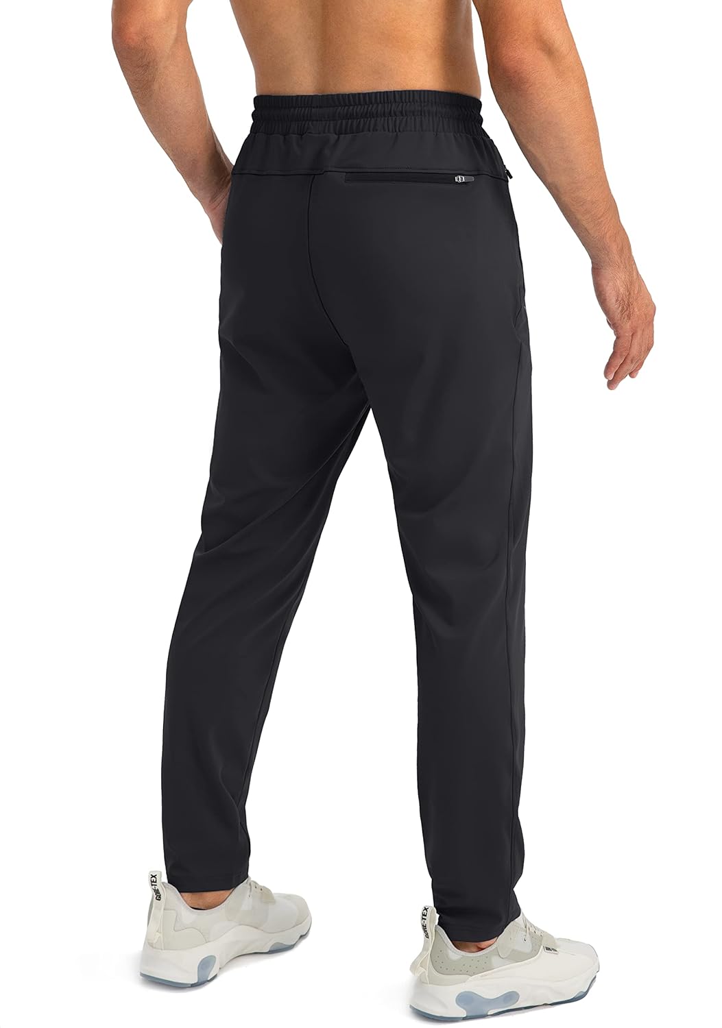 G Gradual Men's Sweatpants with Zipper Pockets Tapered Joggers for Men Athletic Pants for Workout, Jogging, Running