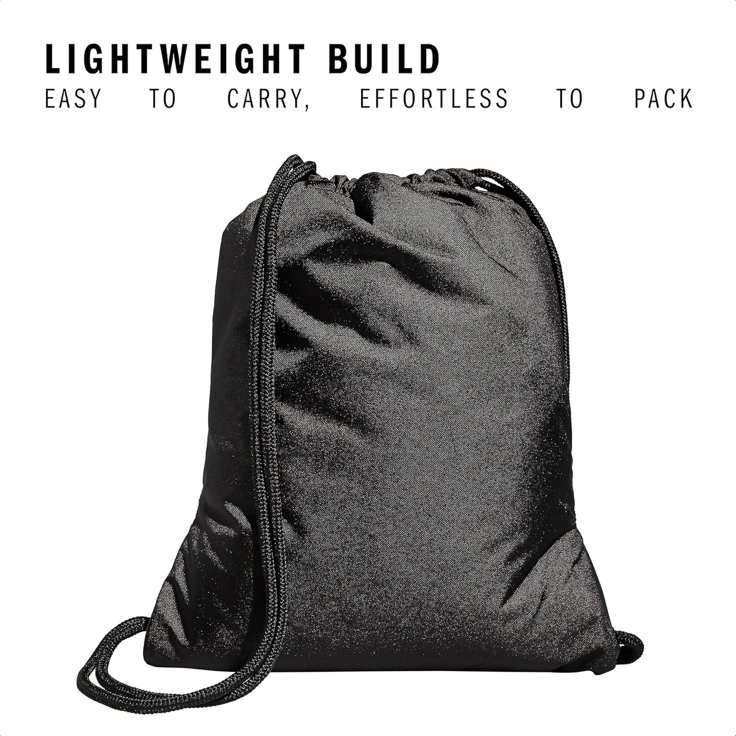 adidas Alliance Sackpack – Drawstring Backpack for Sports, Small Gym Bag